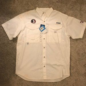 Columbia PFG Bonehead FSU Seminoles Fishing Shirt